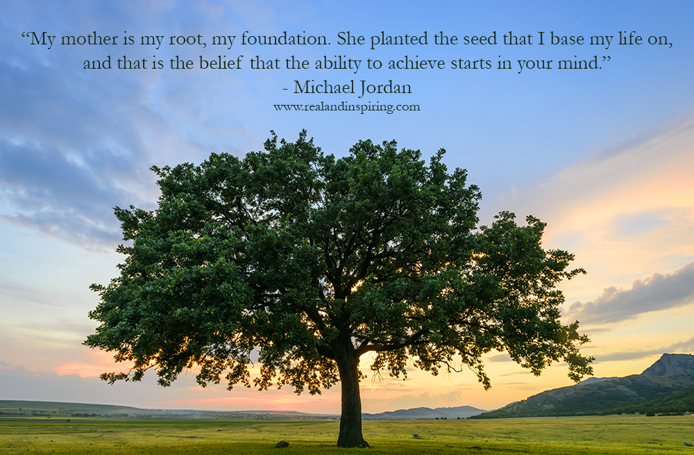Real and Inspiring - Mother's Day Michael Jordan Quote
