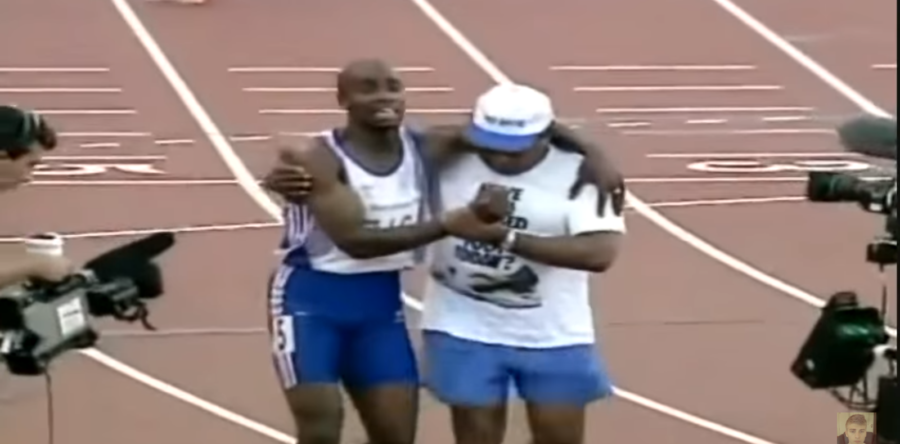 Derek Redmond Crosses the Finish Line