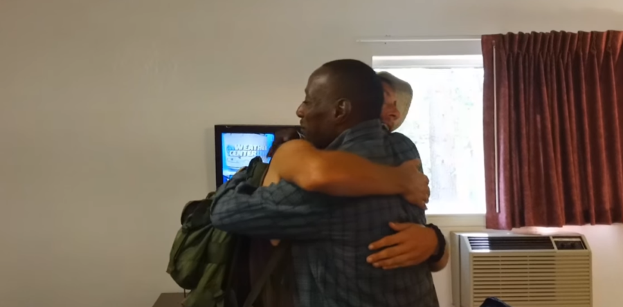 Former Homeless Man Helps a Homeless Man
